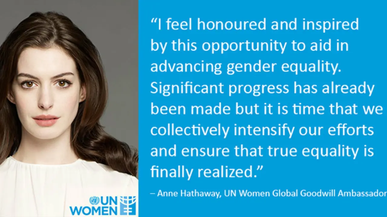 Anne Hathway Duta UN Women. (UN)