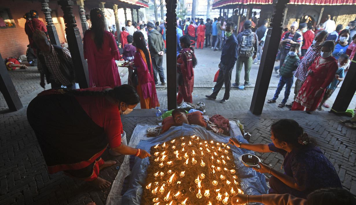 Photo: Potret Festival Dashian Di Nepal - Photo Liputan6.com