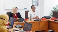 Pj Gubernur Sulbar Akmal Malik berkunjung ke BPS (Foto: Liputan6.com/Humas Pemprov Sulbar)