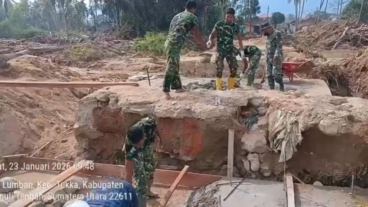 Pemerintah Genjot Pembangunan Jembatan Tapanuli Tengah, Pacu Ekonomi Pascabencana