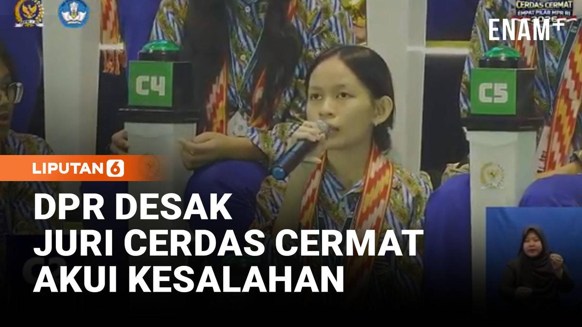 DPR Desak Juri Cerdas Cermat MPR Minta Maaf Akui Kesalahan