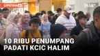 H-2 Natal, 10 Ribu Penumpang Padati Stasiun KCIC Halim