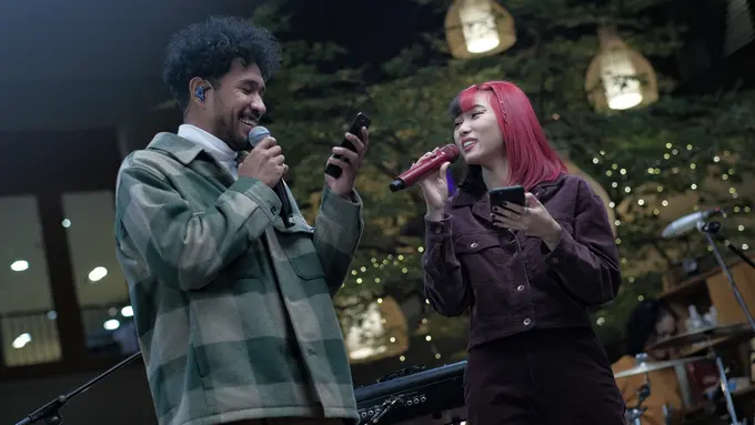 Isyana Sarasvati dan Teddy Adhitya