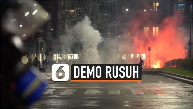 Video Rusuh Aksi Warga Italia Tolak Aturan Terkait Covid 19 Global Liputan6 Com