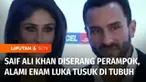 Bintang Bollywood India, Saif Ali Khan menjadi korban penusukan di rumahnya sendiri di Mumbai, India, pada Kamis pagi. Saif bahkan harus menjalani operasi akibat menerima enam luka tusuk di tubuhnya.