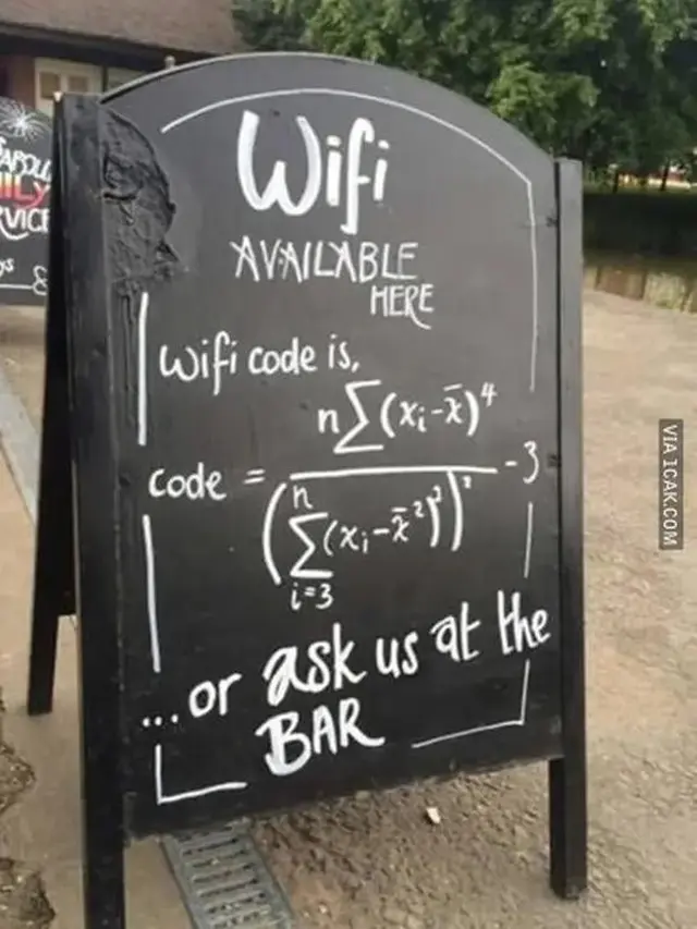 9 Password Wifi Anak IPA Ini Pakai Rumus, Bikin Mikir Keras