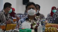 Menteri Kesehatan RI Budi Gunadi Sadikin dalam kunjungan kerja persiapan vaksinasi COVID-19 di Yogyakarta, juga hadir dalam peresmian gedung BBTKLP Yogyakarta pada 21 Februari 2021. (Dok Kementerian Kesehatan RI)