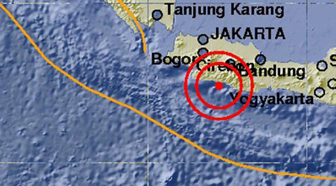 Ilustrasi gempa garut. (Liputan6.com/Muhamad Ali)