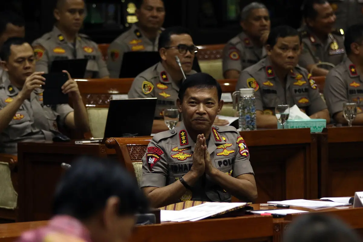 Komjen Idham Azis Jalani Uji Kepatutan dan Kelayakan Calon Kapolri