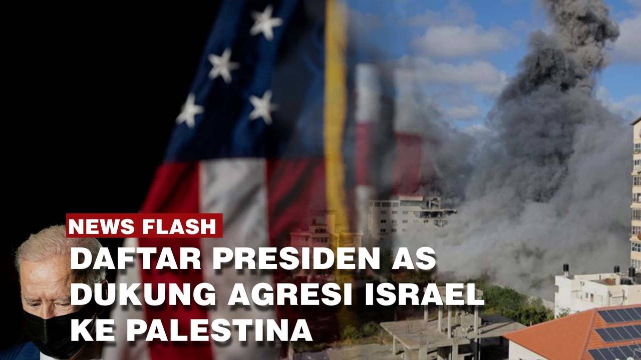 VIDEO: Daftar Presiden AS yang Bela Agresi Israel dari Masa ke Masa