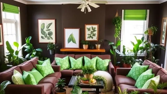 Kombinasi Warna Cokelat Interior