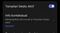 Kamu bisa mengatur Omoji yang dibuat sebagai wallpaper always on display (Liputan6.com/ Agustin Setyo W)