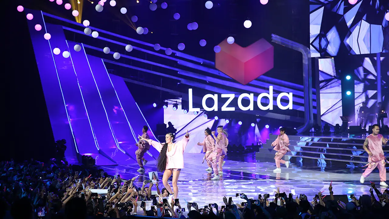 Highlight Kemeriahan Lazada GRAND SHOW, Livestream di Aplikasi dan Hadirkan Agnez Mo!
