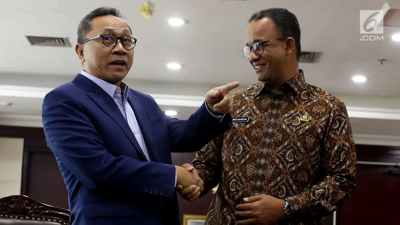Anies Baswedan Bertemu Zulkifli Hasan