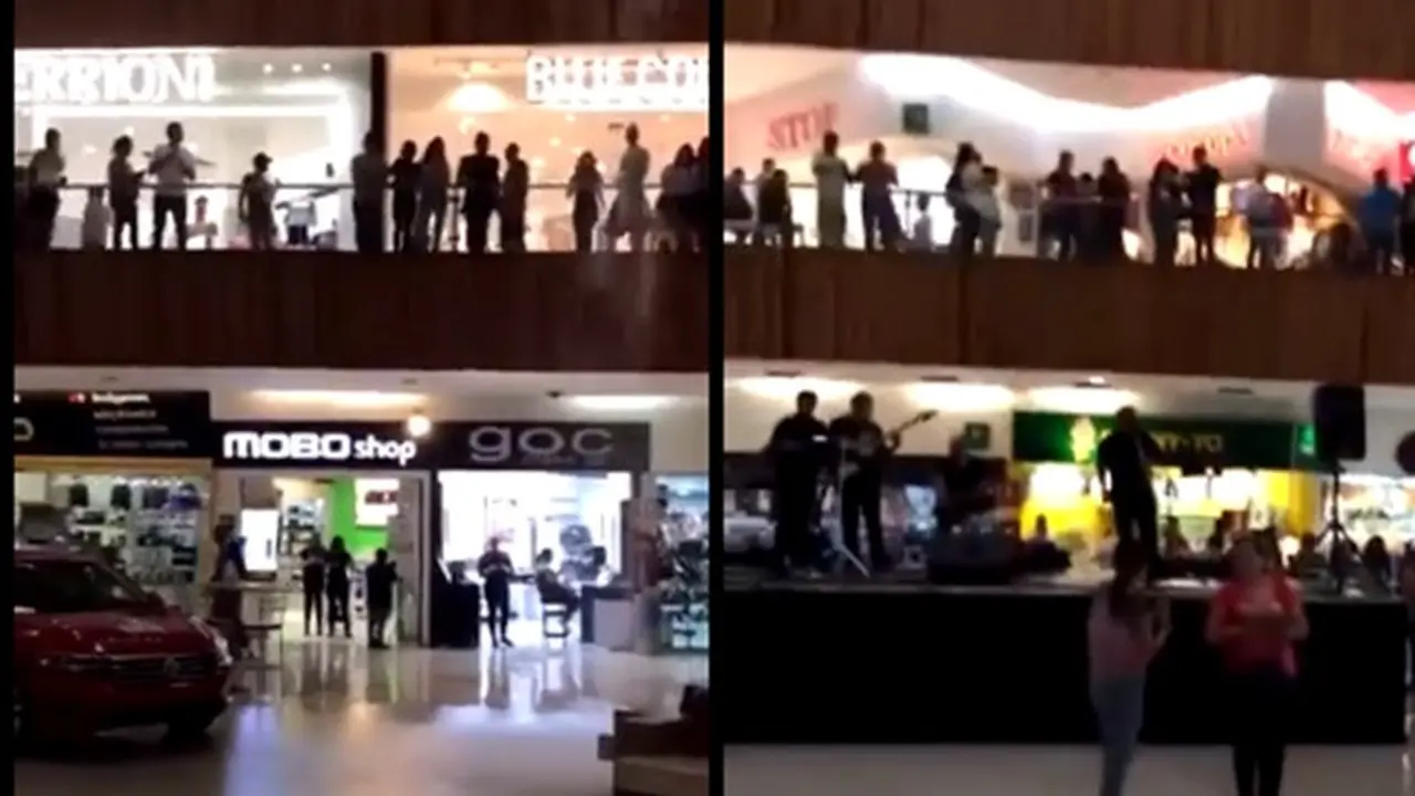 Atap Mall Bocor (Sumber: Twitter/EBakuTheGreat)