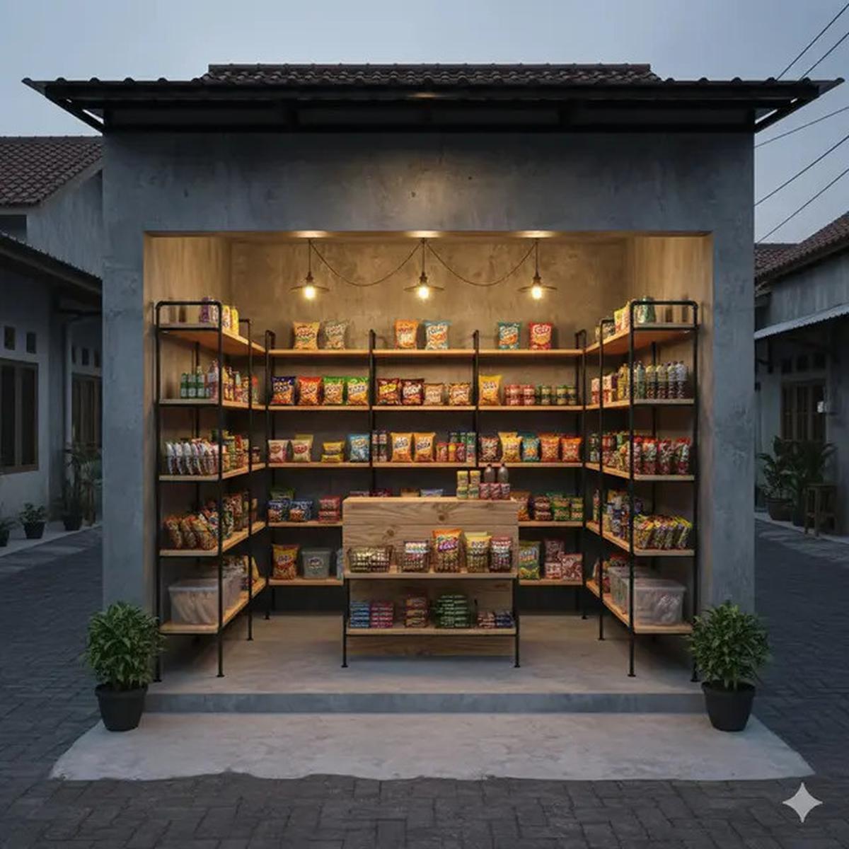 7 Desain Warung Sembako Minim Budget tapi Tetap Rapi dan Menarik, Cocok untuk Usaha Rumahan di 2025