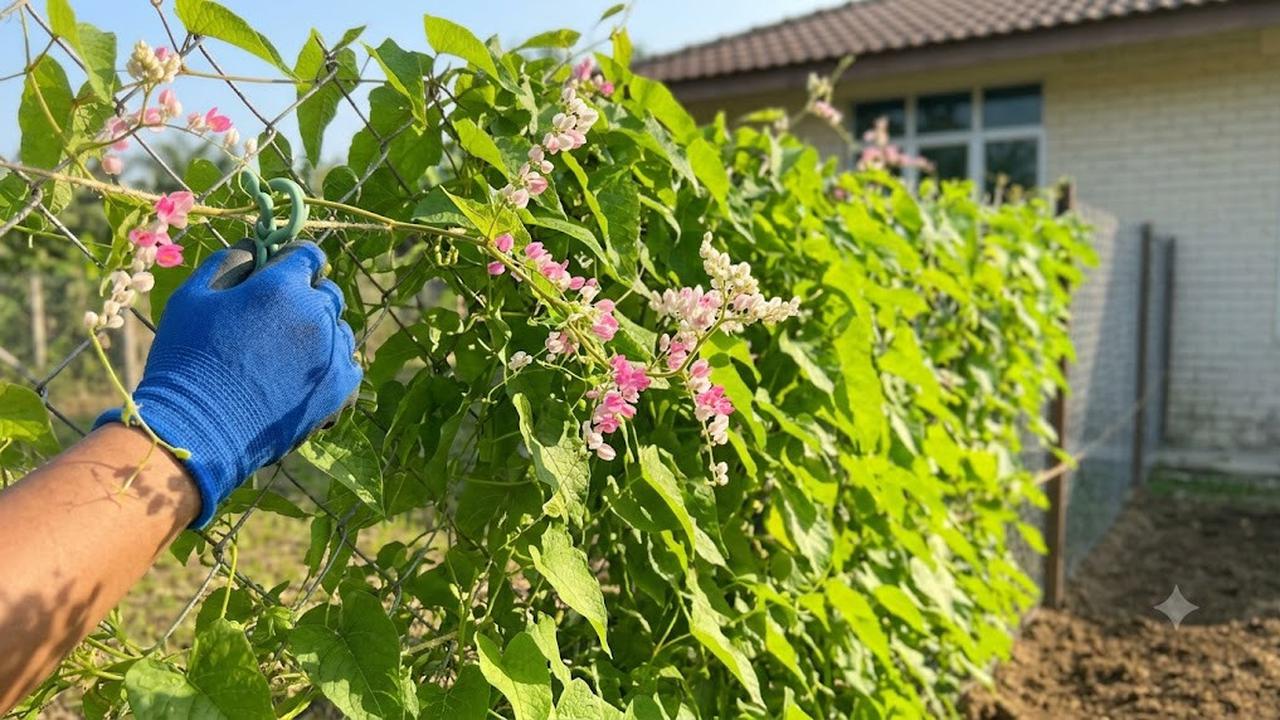 Cara Membuat Tanaman Rambat Cepat Menutup Pagar