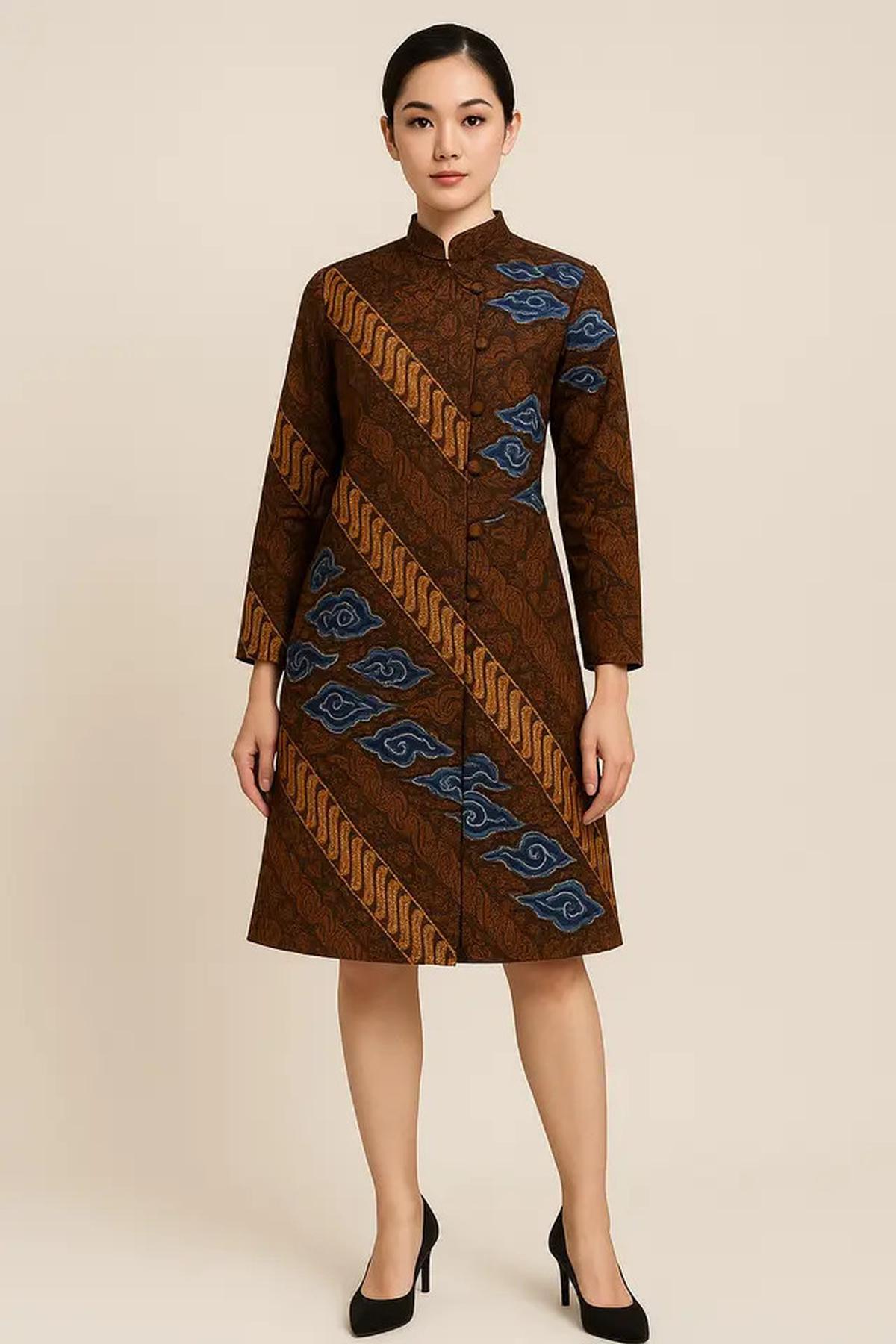 7 Model Tunik Batik Kancing Samping Terbaru 2025, Elegan dan Modis