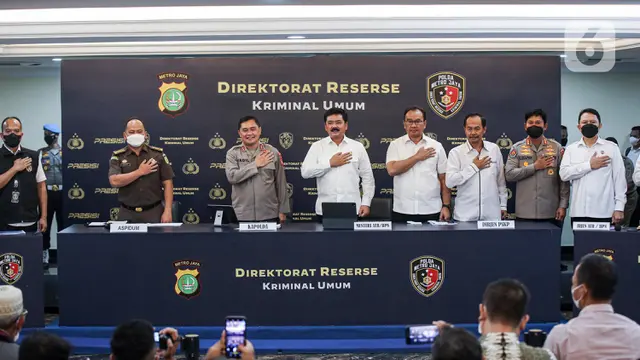 FOTO: Menteri ATR/BPN dan Kapolda Metro Jaya Beberkan Kasus Mafia Tanah