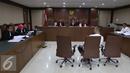 Suasana sidang dengan Terdakwa Kasman Sangaji di Pengadilan Tipikor, Jakarta, Senin (19/9). Saipul Jamil menjadi saksi terkait kasus suap panitera pengganti Pengadilan Negeri Jakarta Utara. (Liputan6.com/Helmi Afandi)