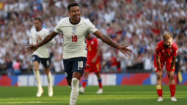 Foto: Jesse Lingard Sumbang Dua Gol, Inggris Libas Andorra dalam Laga Kualifikasi Piala Dunia 2022