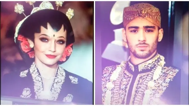 Editan Foto Zayn Malik dan Gigi Hadid Jadi Pengantin Jawa Ini Bikin Geleng Kepala