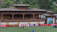 Changlimithang Stadium di Bhutan. (AFP/Diptendu Dutta)