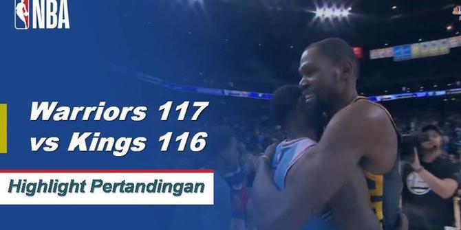 Cuplikan Pertandingan NBA : Warriors 117 vs Kings 116