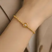 Gelang Emas Bola Kecil 2–5 Gram Kombinasi Spiral Modern/AI