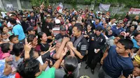 Cagub DKI Agus Harimurti Yudhoyono (AHY) mengingatkan kepada warga agar tidak golput pada 15 Februari 2017.