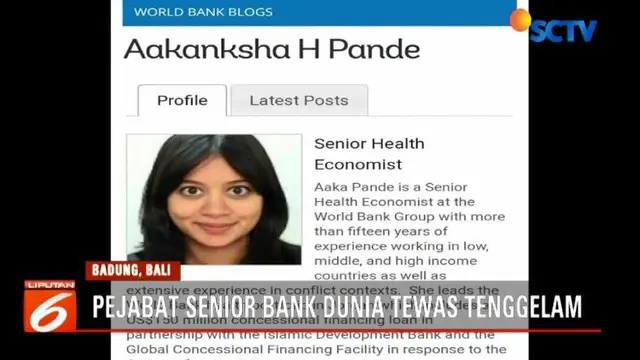 Pejabat Bank Dunia Tewas saat Berenang di Pantai Double Six Bali