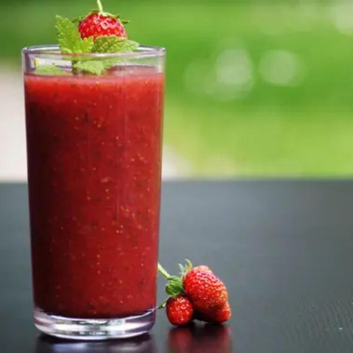 jus stroberi