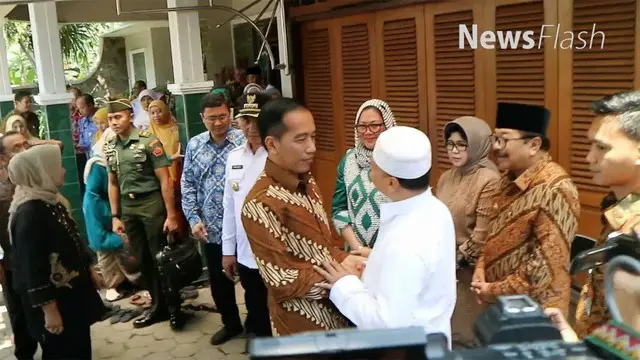 NEWS FLASH: Doa Jokowi untuk KH Hasyim Muzadi