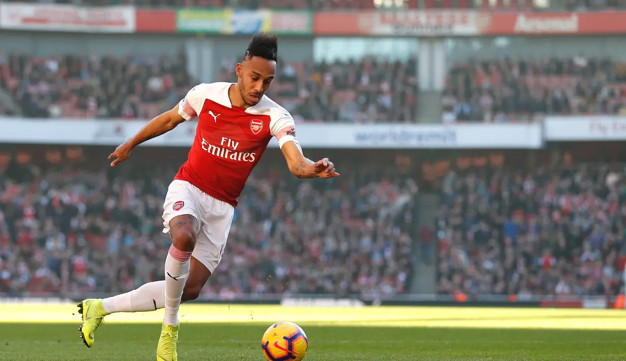 7. Pierre-Emerick Aubameyang (Arsenal) - Speed 94 (AFP/Ian Kington)