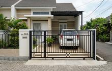 8 Model Gerbang Besi Hollow untuk Rumah Tipe 36, Bikin Fasad Minimalis Makin Estetik