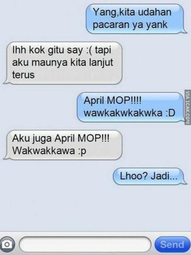 Nyeleneh, 6 Chat Prank April Mop Ini Bikin Kesal Sekaligus Ketawa Geli
