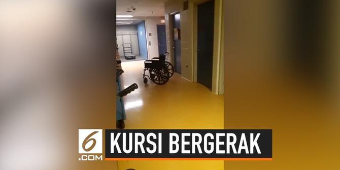 VIDEO: Terekam Kamera, Kursi Roda Bergerak Sendiri di Rumah Sakit