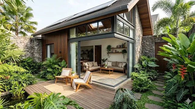 Rumah Minimalis Dengan Taman Mini