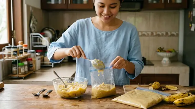 Cara Membekukan Pisang agar Tetap Enak untuk Smoothie dan Kue