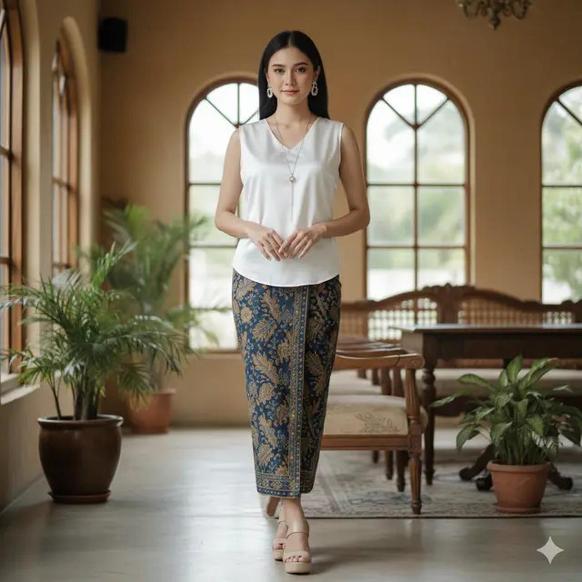 Rok Batik Midi Cocok dengan Baju Apa? Ini 9 Pilihan yang Bikin Penampilan Makin Stylish