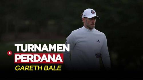 VIDEO: Mantan Bintang Real Madrid, Gareth Bale Lakukan Debut Resminya di Turnamen Golf