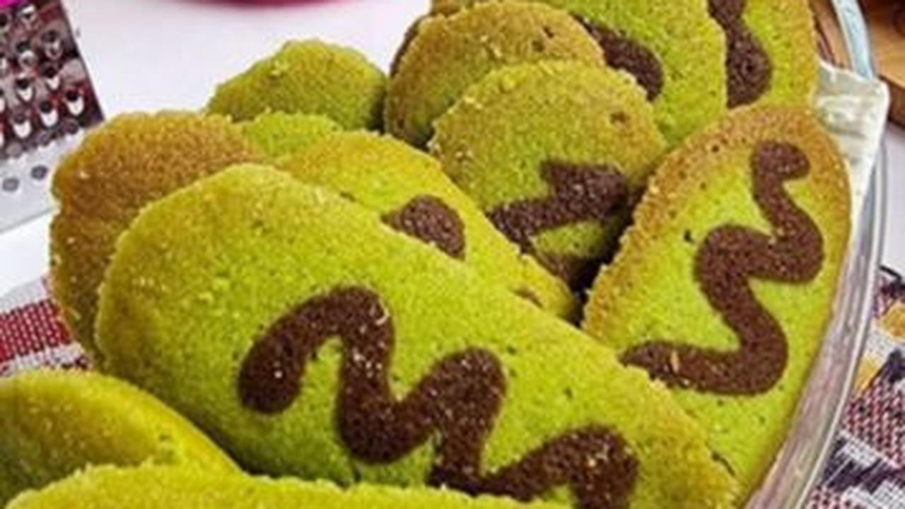 10. Resep Lidah Kucing Almond Green Tea<br>