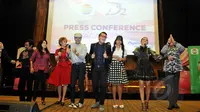Suasana konferensi pers D'Academy 2 di SCTV Tower, Senayan, Jakarta, Kamis (5/2/2015). (Liputan6.com/Panji Diksana)