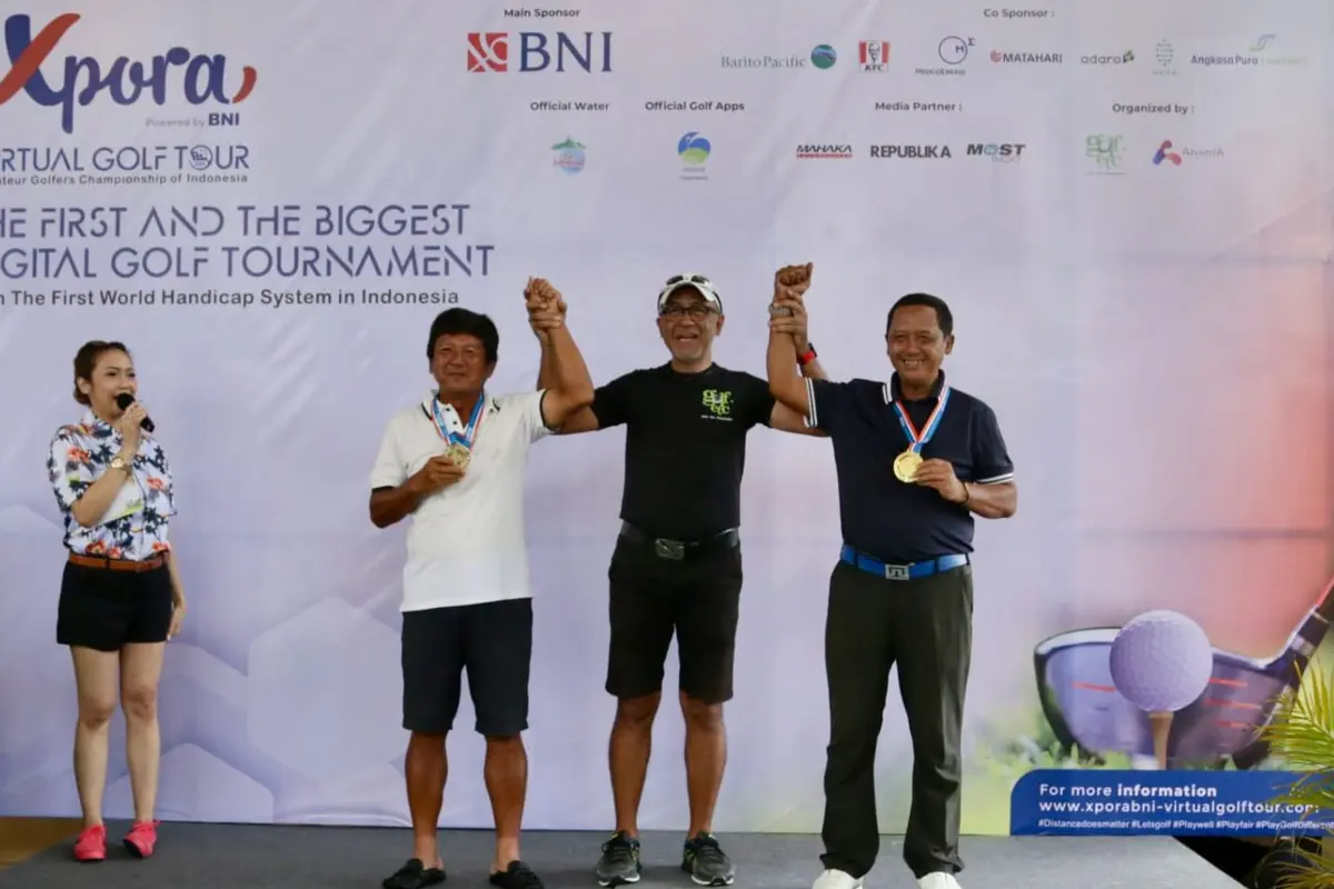 Lewat Xpora Virtual Golf Tour yang telah berlangsung 27-28 November 2021, BNI optimistis bisa mengangkat gairah sport tourism di Indonesia. (Dok BNI)