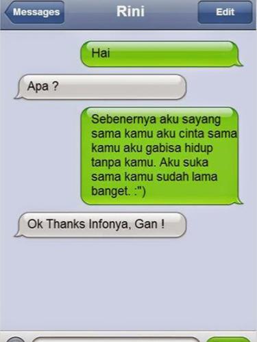 Ngakak, 6 Chat Lagi PDKT tapi Gagal Total