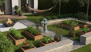 Kebun Mini di Belakang Rumah (created by AI)