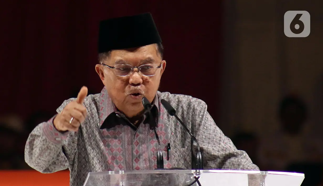 Wakil Presiden RI ke-10 dan ke-12, Jusuf Kalla. (Liputan6.com/Helmi Fithriansyah)