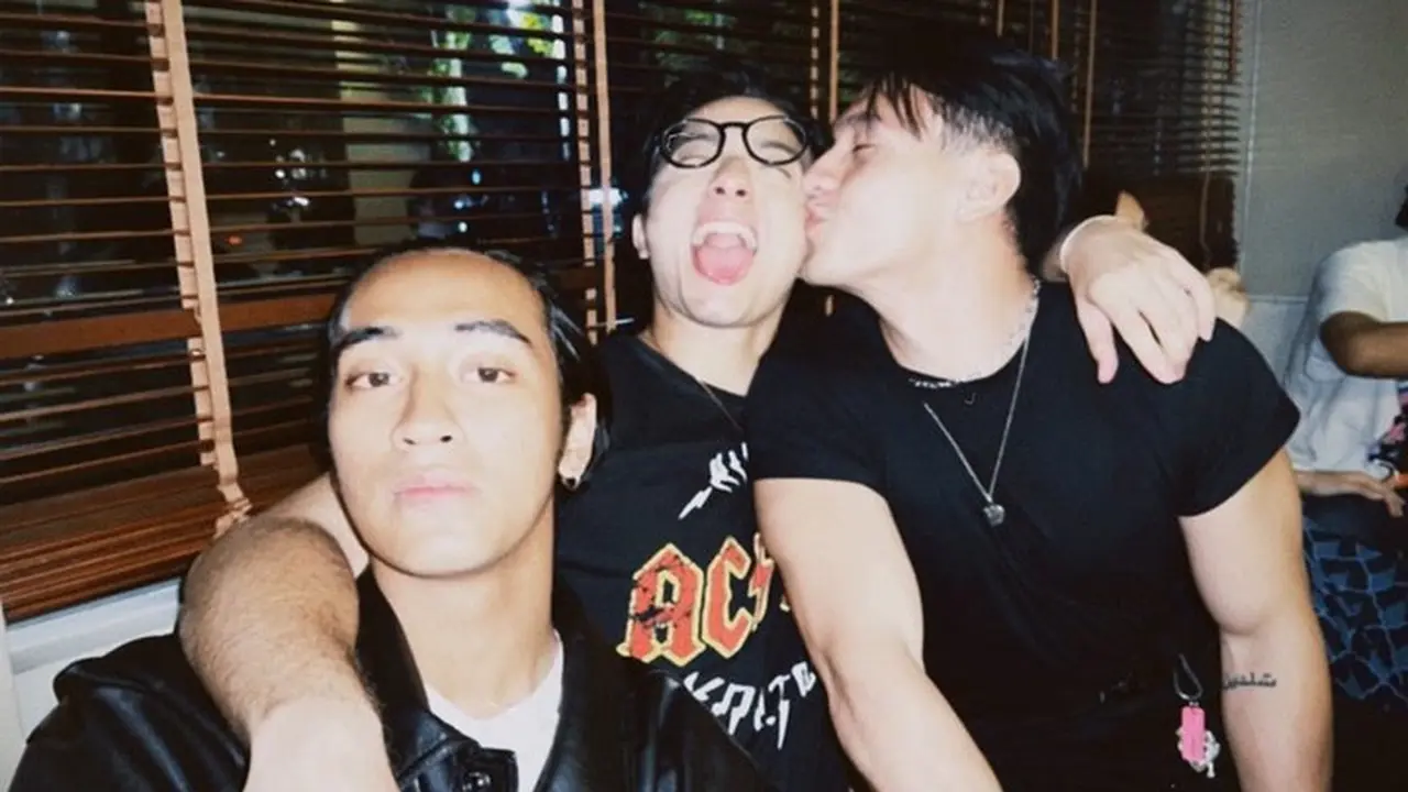 Abidzar Al Ghifari bersama Jefri Nichol dan Bryan Domani (Instagram/abidzar73)