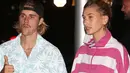 Justin Bieber dan Hailey Baldwin kembali tertangkap kamera datang ke gereja bersama. (Footwear News)