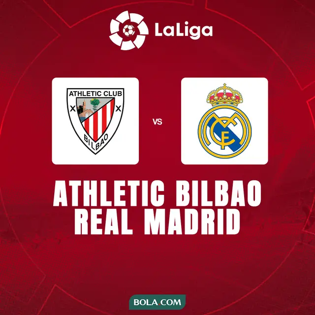 Liga Spanyol - Athletic Bilbao Vs Real Madrid